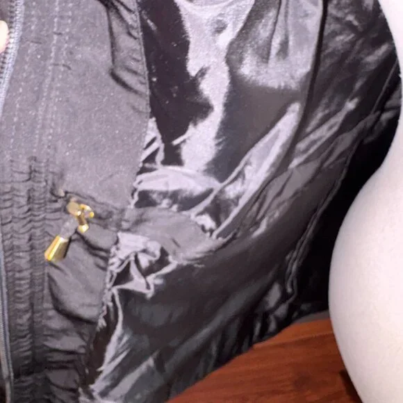 Laundry by Shelli Segal Black Quilted Hooded Women's Coat XL - Picture 9 of 10